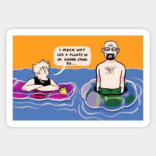 Pool day Sticker